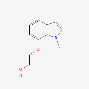 molecular formula C11H13NO2 B8453612 2-(1-Methyl-1H-indol-7-yloxy)-ethanol 