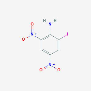 molecular formula C6H4IN3O4 B8453629 2-Iodo-4,6-dinitroaniline CAS No. 54292-20-5