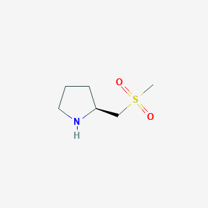 (2S)-2-[(Methanesulfonyl)methyl]pyrrolidine