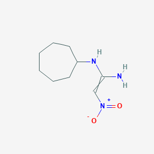 N~1~-Cycloheptyl-2-nitroethene-1,1-diamine