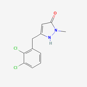 5-(2,3-dichlorobenzyl)-1,2-dihydro-2-methyl-3H-pyrazol-3-one