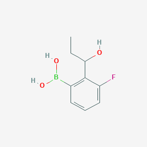 3-Fluoro-2-(1-hydroxypropyl)phenylboronic acid