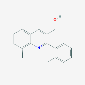 (8-Methyl-2-o-tolylquinolin-3-yl)methanol