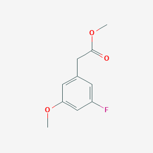molecular formula C10H11FO3 B8453802 Methyl 5-fluoro-3-methoxyphenylacetate 