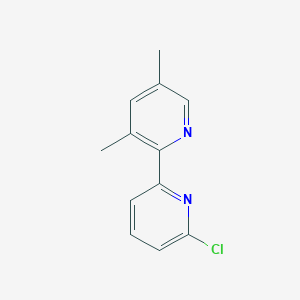molecular formula C12H11ClN2 B8454003 6'-Chloro-3,5-dimethyl-2,2'-bipyridine 