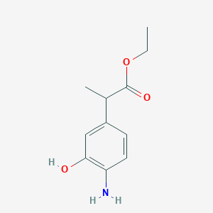Ethyl 2-(3-hydroxy-4-aminophenyl)propionate