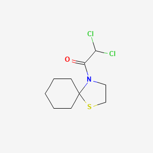 B8454091 2,2-Dichloro-1-(1-thia-4-azaspiro[4.5]decan-4-yl)ethan-1-one CAS No. 71526-13-1