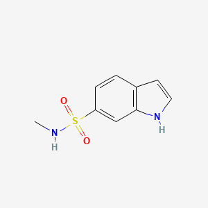 molecular formula C9H10N2O2S B8454099 N-methyl-1H-indole-6-sulfonamide 