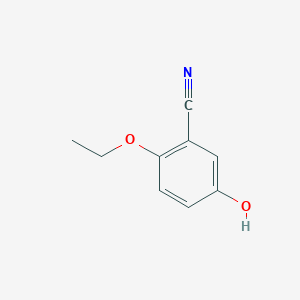 molecular formula C9H9NO2 B8454108 Ethoxy-5-hydroxybenzonitrile 