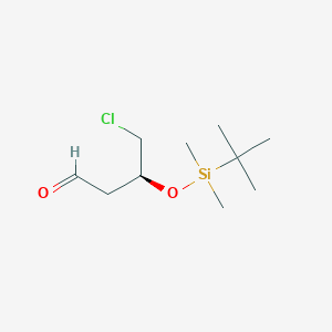 (S)-3-((tert-Butyldimethylsilyl)oxy)-4-chlorobutanal