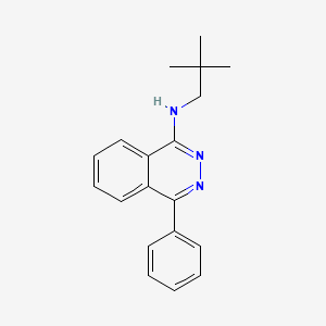 molecular formula C19H21N3 B8454149 N-(2,2-Dimethylpropyl)-4-phenyl-1-phthalazinamine CAS No. 100237-68-1