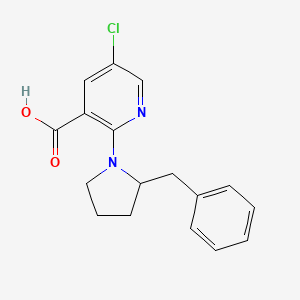 molecular formula C17H17ClN2O2 B8454215 2-(2-Benzylpyrrolidin-1-yl)-5-chloronicotinic acid 