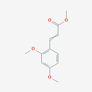 molecular formula C12H14O4 B8454296 Methyl 3-(2,4-dimethoxyphenyl)prop-2-enoate CAS No. 84385-10-4
