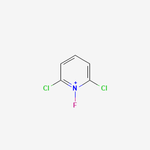 molecular formula C5H3Cl2FN+ B8454348 Htaswbinpokbeu-uhfffaoysa- 