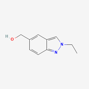 molecular formula C10H12N2O B8454375 (2-Ethyl-2H-indazol-5-yl)methanol 