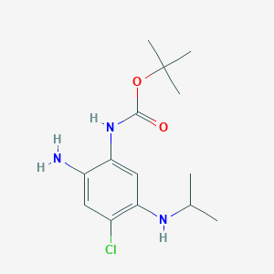 (2-Amino-4-chloro-5-isopropylamino-phenyl)-carbamic acid tert-butyl ester