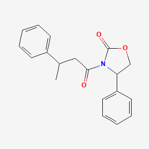 4-Phenyl-3-(3-phenylbutanoyl)-1,3-oxazolidin-2-one