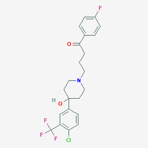 molecular formula C22H22ClF4NO2 B084544 氯氟哌啶 CAS No. 10457-91-7