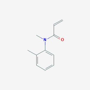 molecular formula C11H13NO B8454401 N-methyl-N-o-tolyl-acrylamide 
