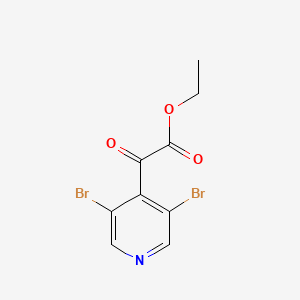 3,5-Dibromo-alpha-oxo-4-pyridineaceticacidethylester