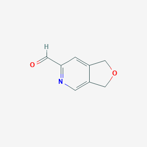 molecular formula C8H7NO2 B8454433 1,3-Dihydrofuro[3,4-c]pyridine-6-carbaldehyde CAS No. 1075237-73-8