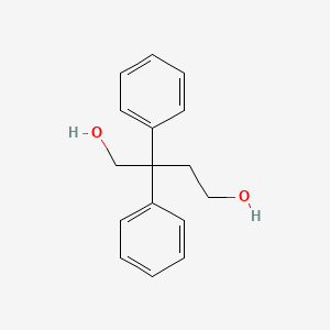 molecular formula C16H18O2 B8454561 1,4-Butanediol, 2,2-diphenyl- CAS No. 69177-61-3