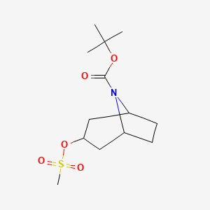 Tert-butyl 3-(methanesulfonyloxy)-8-azabicyclo[3.2.1]octane-8-carboxylate