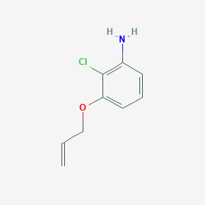 molecular formula C9H10ClNO B8454594 3-(Allyloxy)-2-chloroaniline 