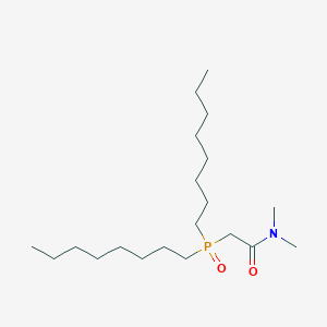 molecular formula C20H42NO2P B8454647 2-(Dioctylphosphoryl)-N,N-dimethylacetamide CAS No. 79391-54-1