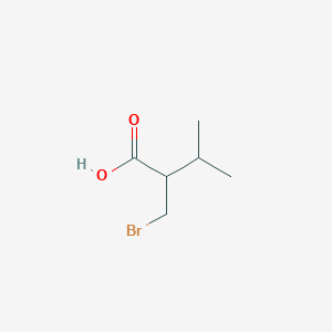 molecular formula C6H11BrO2 B8454667 2-Bromomethyl-3-methylbutyric acid 
