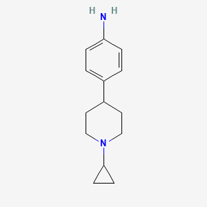 4-(1-Cyclopropylpiperidin-4-yl)aniline