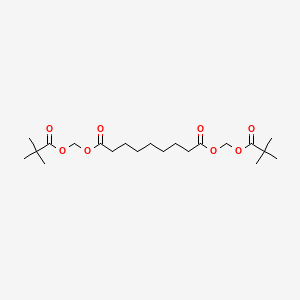 B8454781 Nonanedioic acid, bis[(2,2-dimethyl-1-oxopropoxy)methyl] ester CAS No. 537698-64-9