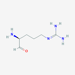 molecular formula C6H14N4O B8454810 Argininal 