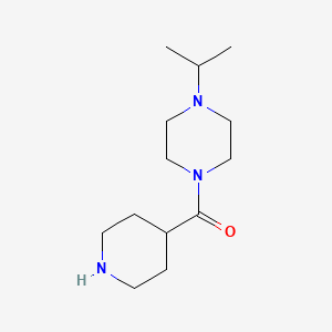 molecular formula C13H25N3O B8454816 1-Isopropyl-4-(piperidine-4-carbonyl)-piperazine 