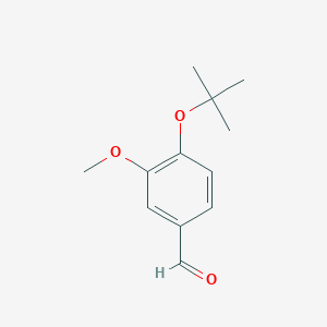 molecular formula C12H16O3 B8454840 4-Tert-butoxy-3-methoxybenzaldehyde 