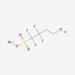 molecular formula C4H5F4NaO4S B8454862 Sodium 1,1,2,2-tetrafluoro-4-hydroxybutane-1-sulfonate 