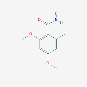 molecular formula C10H13NO3 B8454882 2,4-Dimethoxy-6-methylbenzamide 