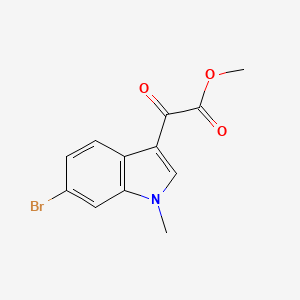 methyl 2-(6-bromo-1-methyl-1H-indol-3-yl)-2-oxoacetate