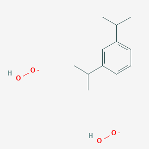 molecular formula C12H20O4-2 B8454917 Hydroperoxide,1,1'-[1,3-phenylenebis(1-methylethylidene)]bis- 