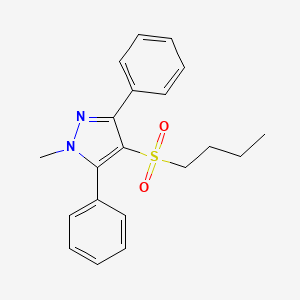 4-(n-Butylsulfonyl)-1-methyl-3,5-diphenylpyrazole