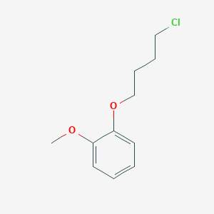 molecular formula C11H15ClO2 B8455018 1-(4-Chlorobutoxy)-2-methoxybenzene 