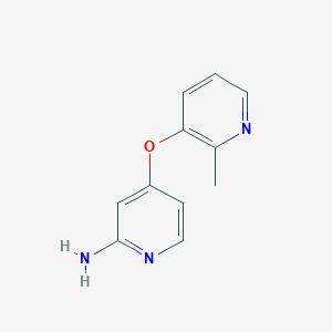 molecular formula C11H11N3O B8455068 4-(2-Methylpyridin-3-yloxy)pyridin-2-amine 