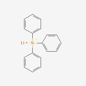 molecular formula C18H15LiSi B8455109 Lithium, (triphenylsilyl)- CAS No. 791-30-0
