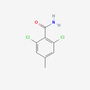 molecular formula C8H7Cl2NO B8455165 2,6-Dichloro-4-methylbenzamide 