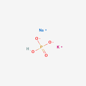 molecular formula HKNaO4P B084552 Potassium sodium hydrogenorthophosphate CAS No. 14518-27-5