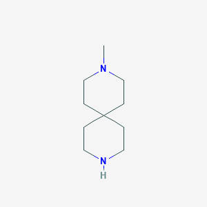 molecular formula C10H20N2 B084553 3-Methyl-3,9-diazaspiro[5.5]undecane CAS No. 13323-45-0