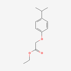 molecular formula C13H18O3 B8455446 Ethyl-(4-isopropylphenoxy)acetate 