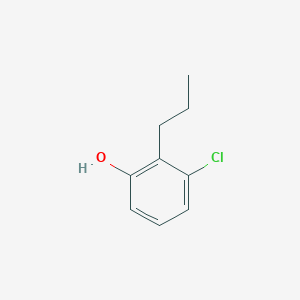 molecular formula C9H11ClO B8455454 2-Propyl3-chlorophenol 