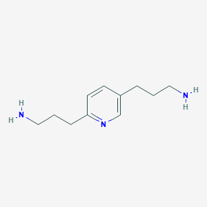 molecular formula C11H19N3 B8455460 3-[5-(3-Aminopropyl)pyridin-2-yl]propylamine 