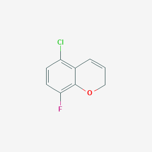 molecular formula C9H6ClFO B8455569 5-chloro-8-fluoro-2H-chromene 